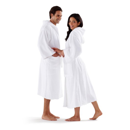 14oz. Cotton Terry Hotel Quality Hooded Bathrobe (Couple )