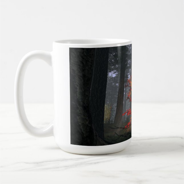 14oz mug with "Fledgling" image (Left)