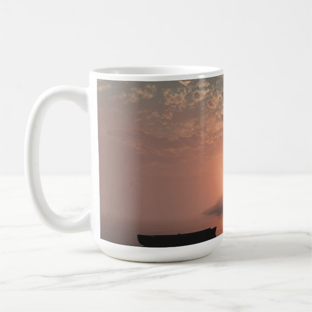 14oz mug with "Misty Island" image (Left)