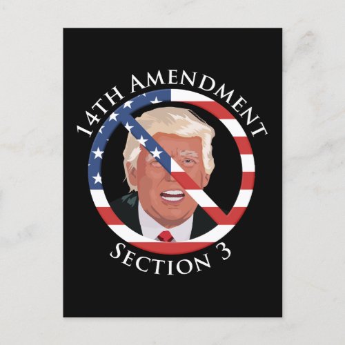 14th Amendment Anti_Trump Postcard