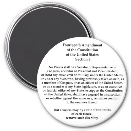 14th Amendment Section 3 Magnet