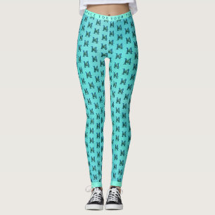 14th Anniversary Peacock Feathers Leggings