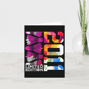 14th Birthday Badminton Limited Edition 2011  Card