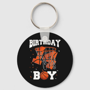 14th Birthday Basketball  Kids Keychain