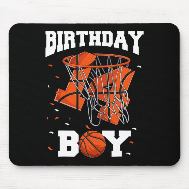 14th Birthday Basketball  Kids Mouse Pad (Front)
