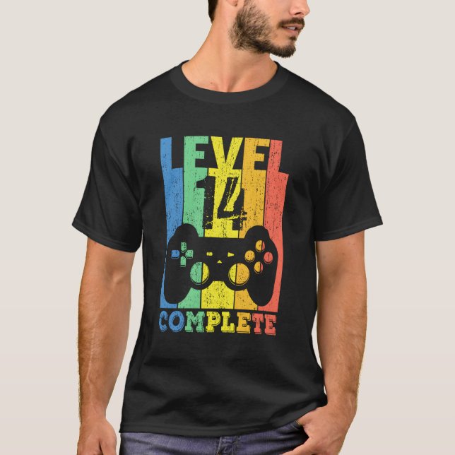 14Th Birthday Boys Girls 14 Years Bday Funny Gift  T-Shirt (Front)