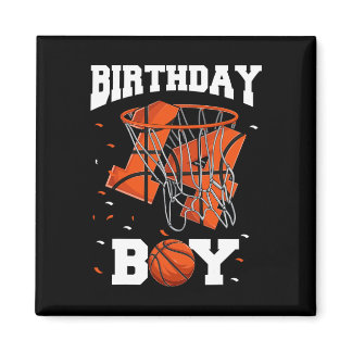 14th Birthday Bysketbyll Kids  Magnet