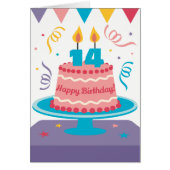 14th Birthday Cake (Front)
