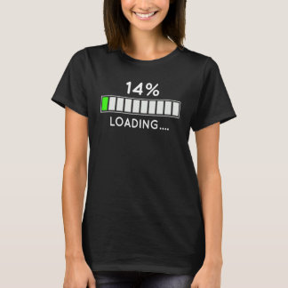 14th Birthday Life Loaded Loading Charging Bar 14 T-Shirt