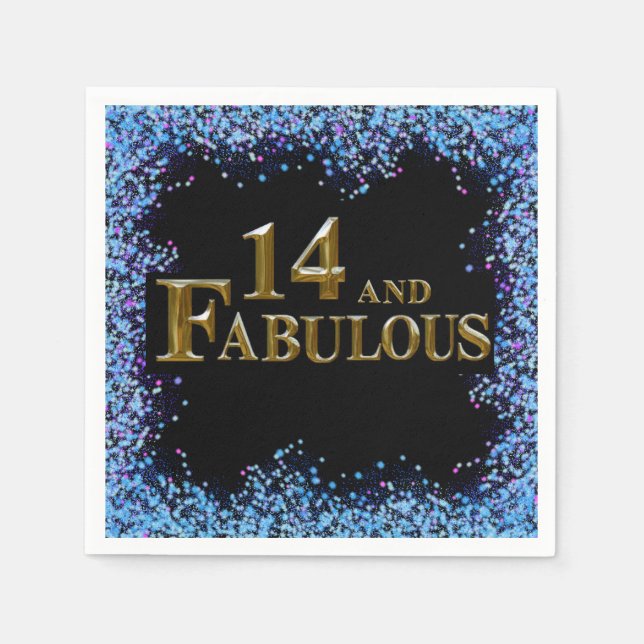 14th  Birthday  Napkins (Front)