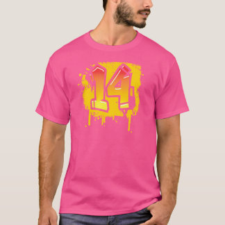 14Th Birthday Present Teens Boys Girls Cool Spray T-Shirt