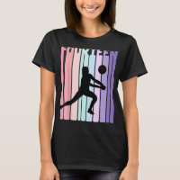 14th Birthday Retro Volleyball Girl Player 14 Year