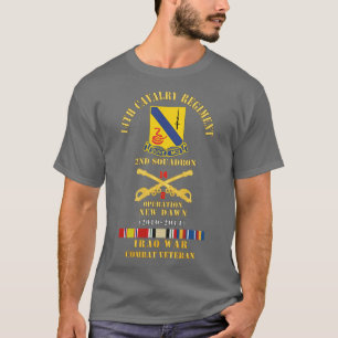 14th Cavalry Regiment w Cav Br 2nd Squadron OND 20 T-Shirt
