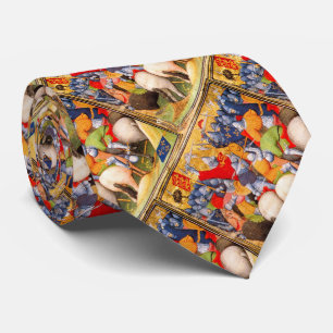 14th Century Knights in Battle Neck Tie