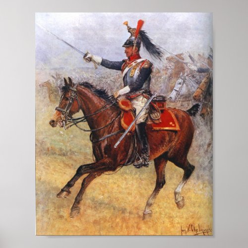 14th Cuirassier Regiment of Duchy of Warsaw Poster