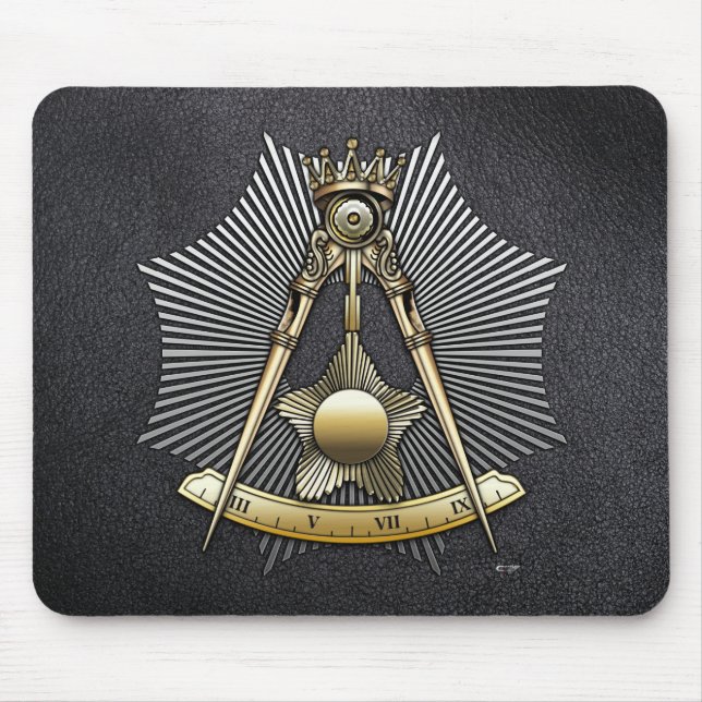 14th Degree: Grand Elect Mason Mouse Pad (Front)