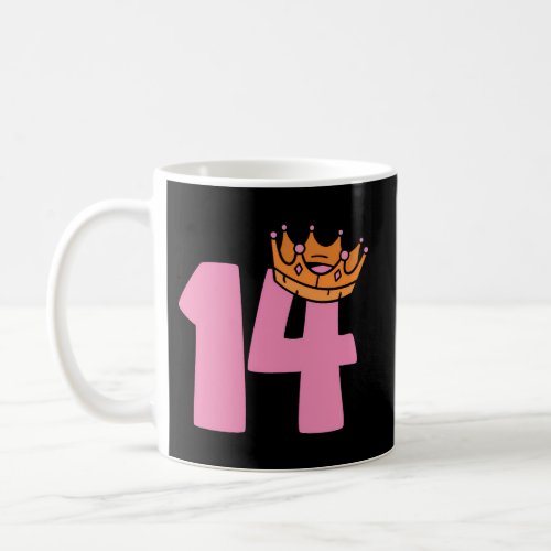 14Th Queen Happy Party Crown Coffee Mug
