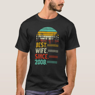 14th Wedding Anniversary Funny Best Wife Since 200 T-Shirt