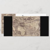 1507 Martin Waldseemuller World Map (Front/Back)