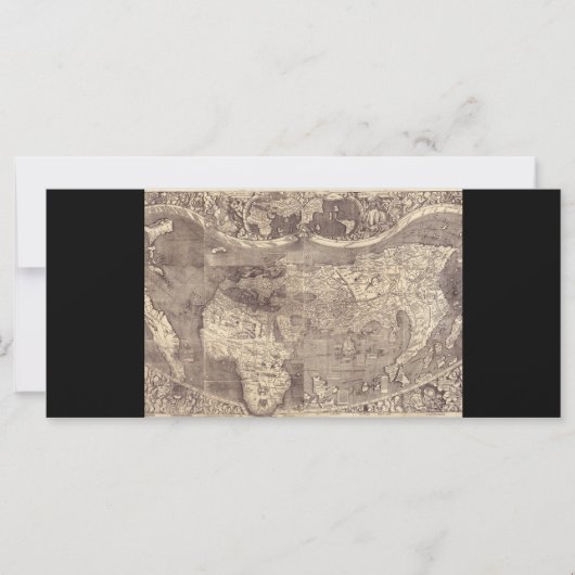 1507 Martin Waldseemuller World Map (Front)