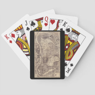 1507 Martin Waldseemuller World Map Poker Cards