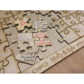 150 pc Unique Wedding Guestbook Puzzle  (Signatures)