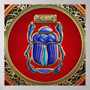 [150] Treasure Trove: Ancient Egyptian Scarab Poster