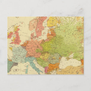 1516 European ethnographic Postcard
