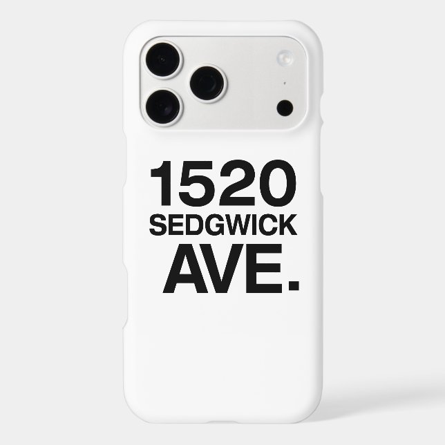 1520 SEDGWICK AVE. Case-Mate iPhone CASE (Back)