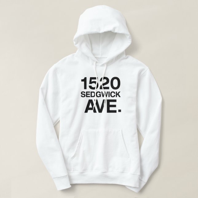 1520 SEDGWICK AVE. HOODIE (Design Front)