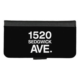 1520 SEDGWICK AVE. iPhone 8/7 WALLET CASE