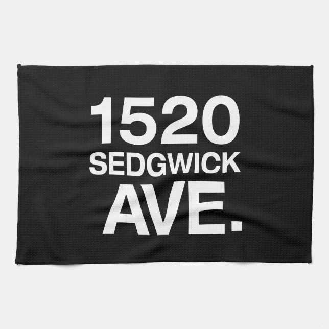 1520 SEDGWICK AVE. KITCHEN TOWEL (Horizontal)