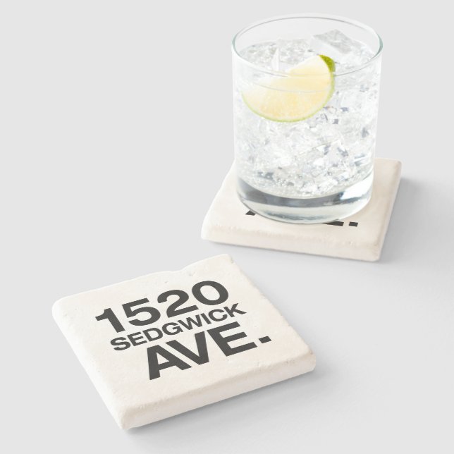 1520 SEDGWICK AVE. STONE COASTER (Side)