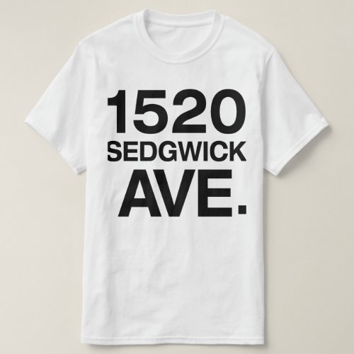 1520 SEDGWICK AVE T_Shirt