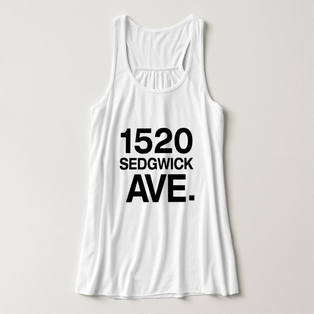 1520 SEDGWICK AVE. TANK TOP (Design Front)
