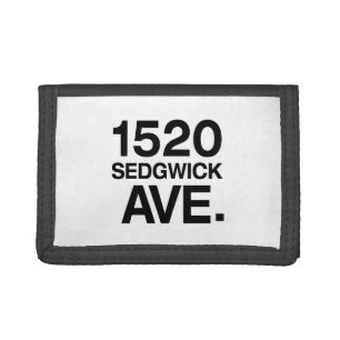 1520 SEDGWICK AVE. TRI-FOLD WALLET