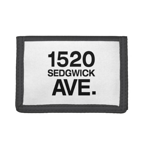 1520 SEDGWICK AVE TRIFOLD WALLET
