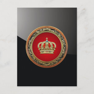 [154] Belgium: Prince-Princess King-Queen Crown Postcard