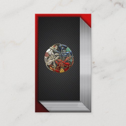 [154] Celtic Sacred Art - Three Dogs Business Card