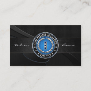 [154] CG: Chief Warrant Officer 4 (CWO4) Business Card