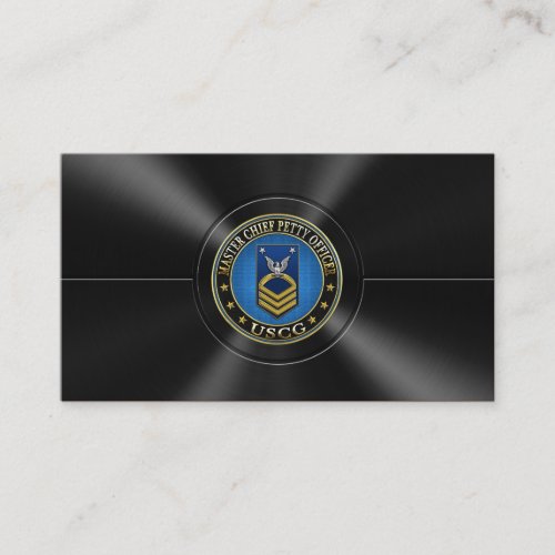 154 CG Master Chief Petty Officer MCPO Business Card