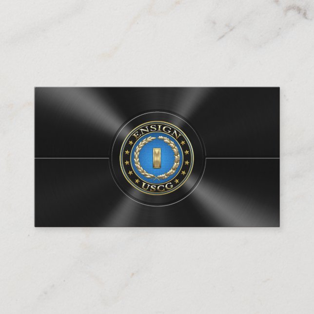 [154] Coast Guard: Ensign (ENS) Business Card (Front)