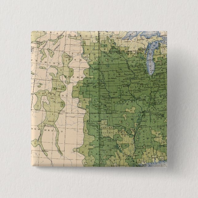 154 Corn/sq mile Button (Front)