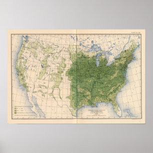 154 Corn/sq mile Poster