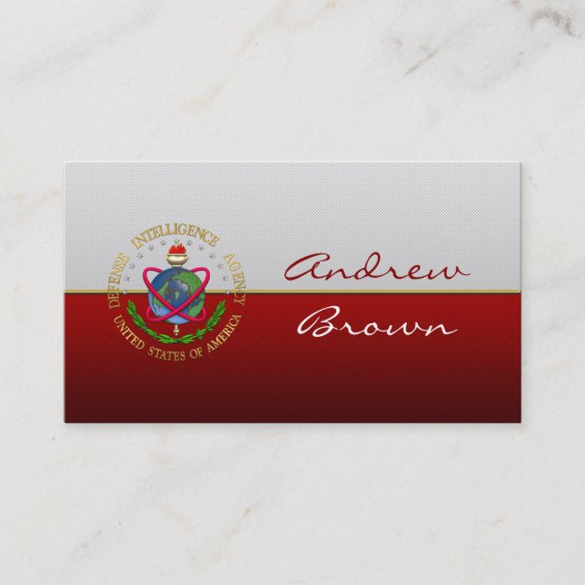 [154] Defense Intelligence Agency: DIA Special Edn Business Card (Front)