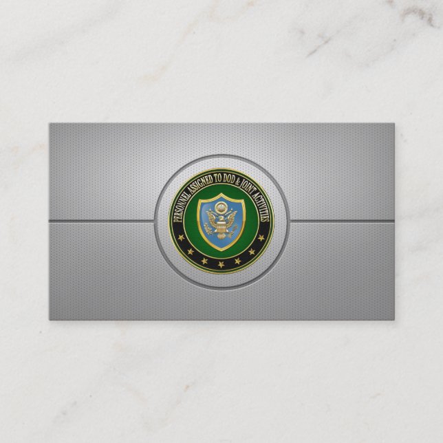 [154] DOD & Joint Activities CSIB Special Edition Business Card (Front)