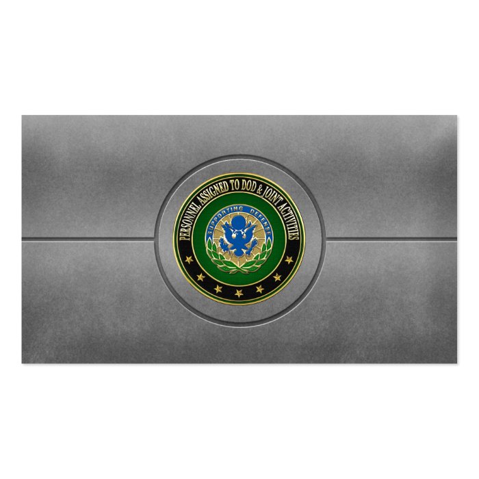 [154] DOD & Joint Activities DUI Special Edition Business Card