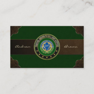 [154] DOD & Joint Activities DUI Special Edition Business Card
