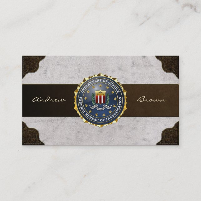 [154] FBI Special Edition Business Card (Front)