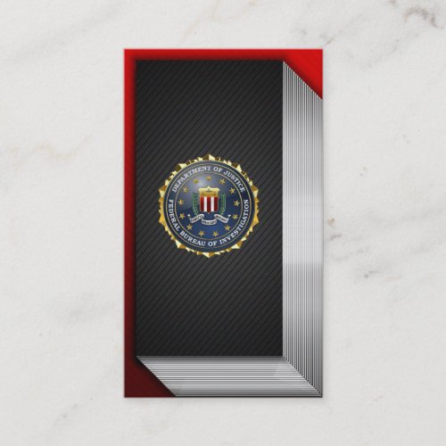 154 FBI Special Edition Business Card